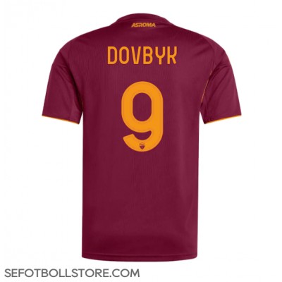 AS Roma Artem Dovbyk #9 Replika Hemmatröja 2025-26 Kortärmad AS Roma Artem Dovbyk #9 Replika Hemmatröja 2025-26 Kortärmad